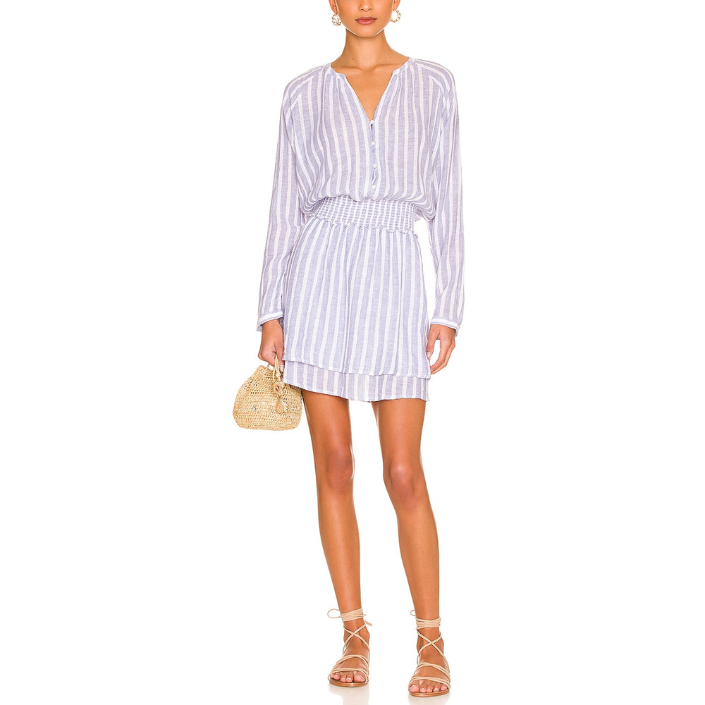 Rails 'Jasmine' Purple Linen Dress Size M